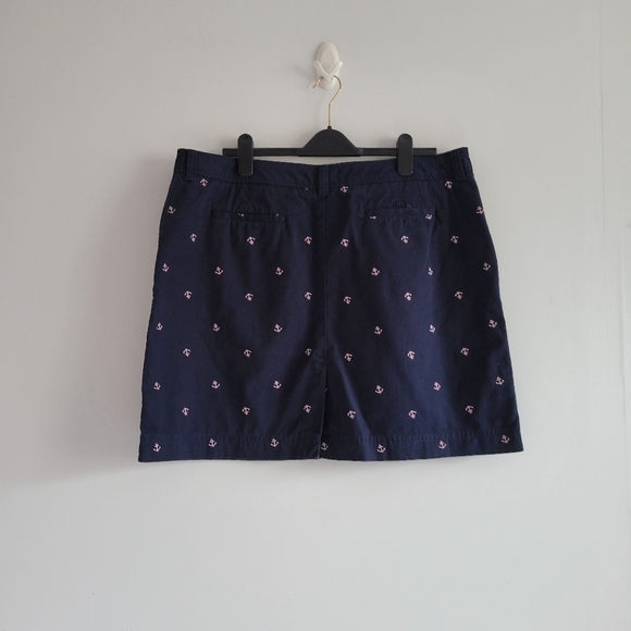 ☀️L.L. Bean Anchor Mini Skirt - Picture 3 of 8